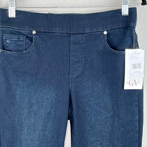 Gloria Vanderbilt Avery Pull-On Slim Fit Stretch Dark Denim Jegging Jeans 4 NWT - Picture 6 of 15